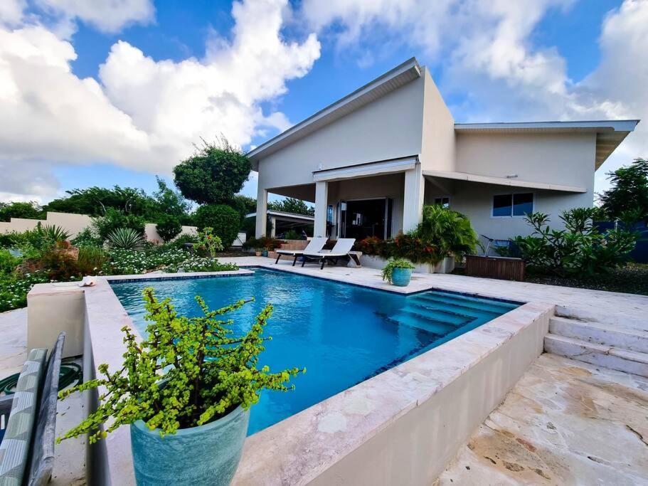 Villa With Pool And Sea View Fontein Exterior photo
